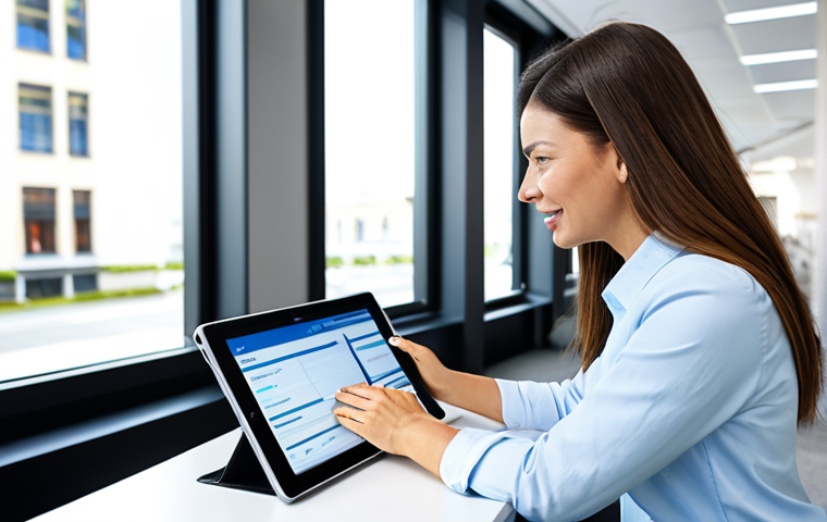 **

"A travel agent assisting a client in a modern, brightly lit office. The client is looking at a personalized travel itinerary on a tablet, discussing options with the agent. Safe for work, appropriate content, fully clothed, professional setting, modest clothing, perfect anatomy, natural proportions, family-friendly."

**