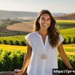 Home 17 관광 소비자 행동 - **Prompt 1: Sustainable Journey in Alentejo**
"A serene, medium shot of a conscious female trave...